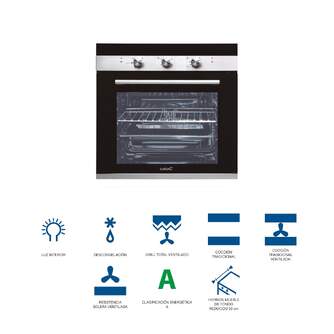 HORNO CATA CM760ASBK 32307 NEGRO FONDO 50CM