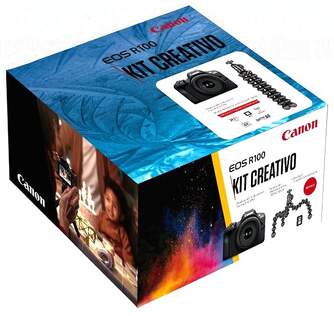 CAMARA CANON EOS R100 RF-S 18 45MM TRIPODE 32GB