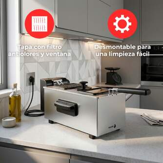 FREIDORA FAGOR  EASYFRY 3L 2000W INOX