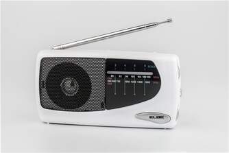 TRANSISTOR ELBE RF-52 PORTATIL ALTAVOZ BLANCO