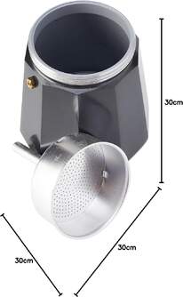 CAFET. MONIX VITRO NOIR 12T