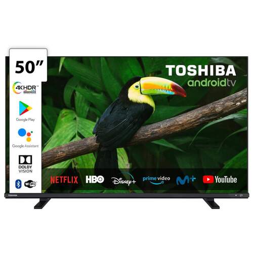TV Toshiba 50" 50UA4C63DG - UHD 4K, Android TV, Smart TV, HDR, Chromecast, Dolby Vision