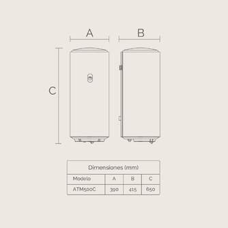 TERMO ARTICA ATM500C 50L CLASE C