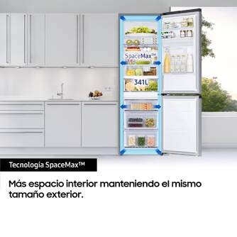 FRICOM. SAMSUNG RB34C632DSA/EF 185x60 NF INOX DISP