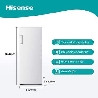 FRI. HISENSE RL313D4AW1 144x55 1P CICLICO BCO