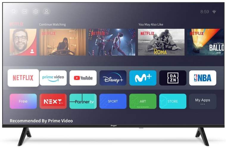 TV Engel 40" LED LE4088SM - Full HD, Smart TV Wi-Fi, altavoces 2 x 8 W con Dolby Audio, HDMI