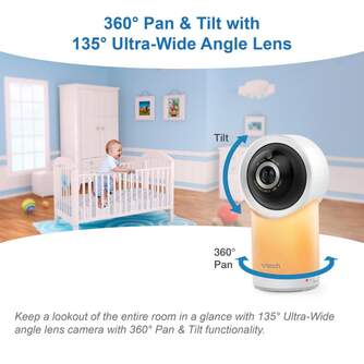 VIGILA BEBES VTECH RM5766HD 5%%%quot; CAMARA MOTOR WIFI
