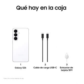 SMARTPHONE SAMSUNG S26 12/512 6,3%%%quot; WHITE