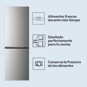 FRICOM. CANDY CNCQ2T6S18DX 185x60 NF INOX KFIT