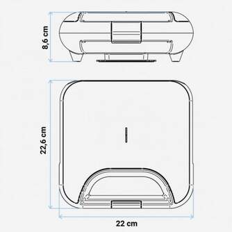SANDWICH. U.BLUE SPICY GRILL 5007X 750W