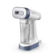 Plancha Vertical Rowenta DR8722 Pure Force - 2 en 1, 4 niveles de vapor, 90 gr/min, Blanco, Azul