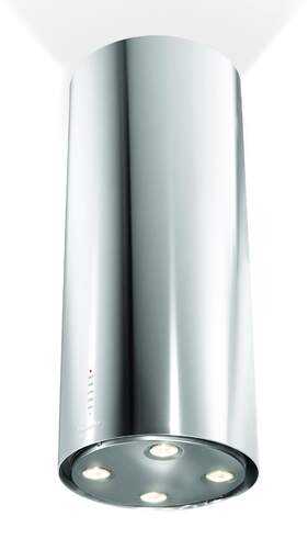 Campana Mepamsa Cylindra Pro - Isla, 750m3/h, 50 dB, 3 Velocidades + Intensiva, LED, Inox