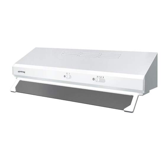 Campana Extractora Smeg KSEC61BE3 - 315 m3/h, 72 dB, 60 cm, 3 Velocidades, Blanco