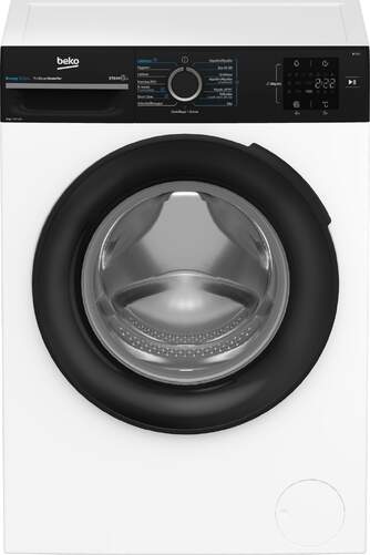 Lavadora Beko BM3WFSU38213 - 8 kg, Clase A, 1200 rpm, Energy Spin, Blanco