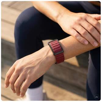 SMART BAND POLAR LOOP GEN2 BLK/CHE SIL S-M