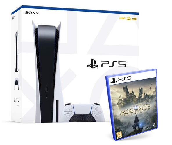 Consola Play Station 5 PS5 + Juego Hogwarts Legacy (Chasis C) - 8K Ultra HD, 825GB, HDMI 2.1