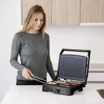 GRILL TAURUS ASTERIA ESSENTIAL INOX 2200W 28X22CM