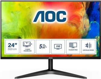 MONITOR AOC 23.6%%%quot; 24B1H FHD/HDMI/ULTRASLIM