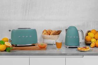 TOST. SMEG TSF01EGMEU 2R CORTO VERDE MATE 950W
