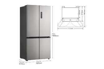 FRI. LG GMM42PYBEH 190x91 4P NF INOX DSP