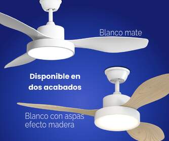 VENTILADOR TECHO ARTICA AVTECH36BM BCO MD 36W 119