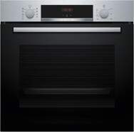Horno Bosch HBA514ES3 - 71 litros, Clase A+, Luz interior, 3400 W, limpieza con agua, Cristal Negro