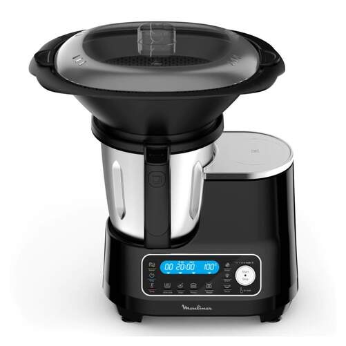 Robot cocina Moulinex HF4SPR30 ClickChef - 32 Funciones, 12 Velocidades, Báscula, Accesorios