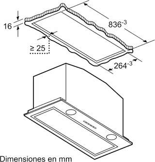 GRUP.FI. BOSCH DHL885C INOX 730m3/h