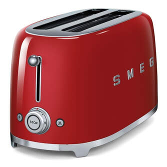 TOST. SMEG TSF02RDEU 2R LARGA ROJO 1500W