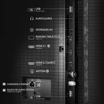 TV HISENSE 55%%%quot; 55A7Q UHD QLED SMART TV HDR10 