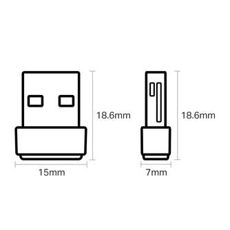 ADAPTADOR USB TP LINK AC600 WIFI NANO USB