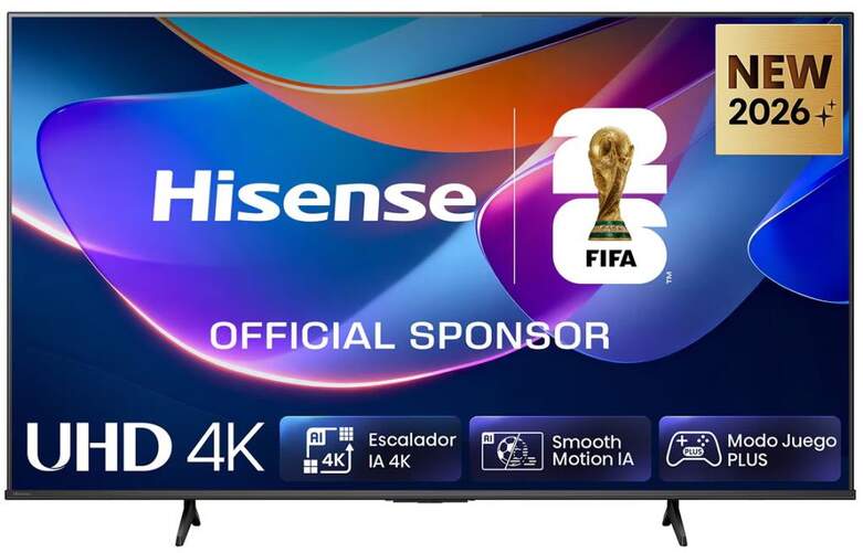TV Hisense 65" QLED 65A6S - 4K Ultra HD, Dolby Vision, DTS Virtual:X 20 W, HomeOS U9.5, HDR10+