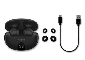 AURICULARES PHILIPS TAT2520BK/00 NEGRO TWS