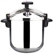 Olla a presi&oacute;n Magefesa Star - 8 Litros, R&aacute;pida, Apta para inducci&oacute;n, Inox 18/10