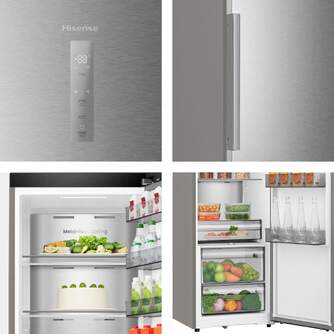 FRI. HISENSE RL3K370SAIE 186x60 1P NF INOX KFIT