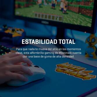 ALFOMBRILLA GAMING KROM KRAFT MIKECRAK XL