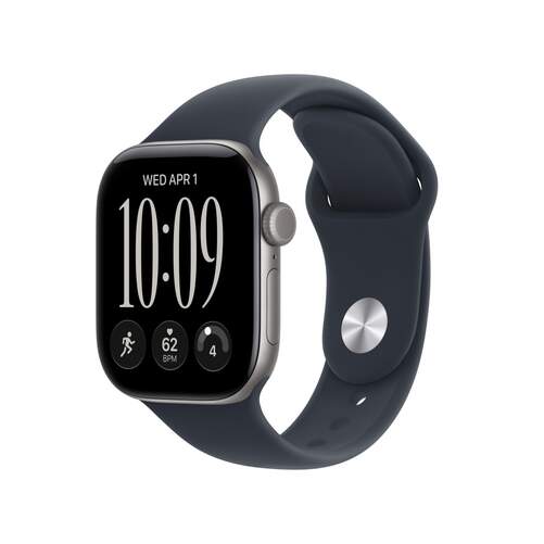 Apple Watch Series 12 - 42 mm, 24h autonom&iacute;a, GPS, azul marino/aluminio, talla M/L
