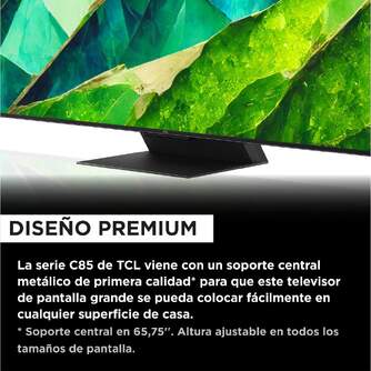 TV TCL 85%%%quot; 85C855 UHD MINILED QLED GOOGLETV 144HZ