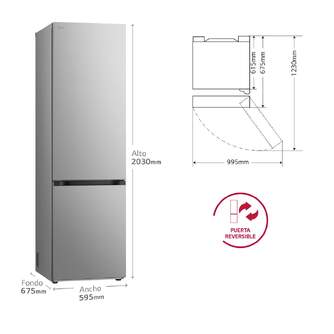 FRICOM. LG GBV3200CPY 203x60 NF INOX