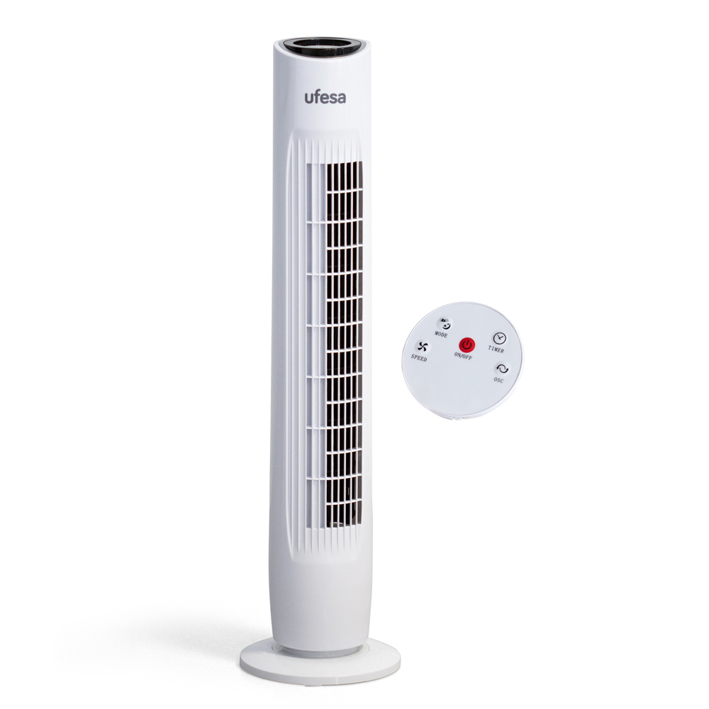 Ventilador Torre Ufesa TW1500 - 45W, Alto 80cm