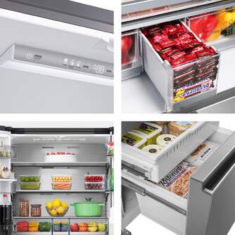 FRI. HISENSE RF749N4SWSE 179x92 FD NF INOX DISP ME