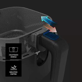 FREIDORA AIRE TAURUS DIGITAL 6S 5,5L 1700W NEGRA