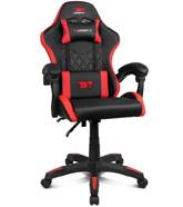 Silla Gaming Drift DR35 Rojo - Reposabrazos fijos, reclinable, ajuste altura, coj&iacute;n lumbar