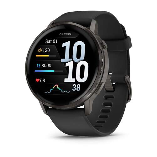 Smartwatch Garming Venu 4 Negro - 1,4" AMOLED, Bluetooth, Wi-Fi, 12 d&iacute;as autonom&iacute;a, GPS