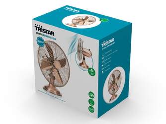 VENTILADOR SOBREMESA TRISTAR VE5970 30CM 35W COBRE