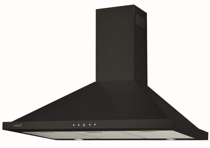 Campana Cata Beta Pro 9000BK 02075419 - 1027 m3/h, 90 cm, 3 Velocidaes, Negro