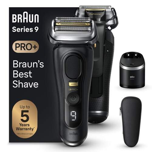Afeitadora Braun Series 9 Pro+ 9560cc - Bater&iacute;a 60min., Seco y mojado, Recortadora Precisi&oacute;n