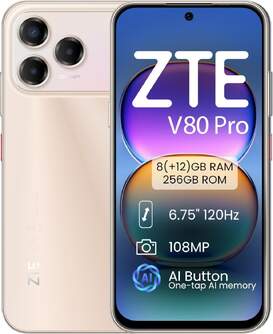 SMARTPHONE ZTE V80 PRO 8/256 6,75%%%quot; PETAL GOLD