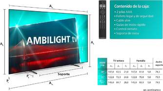 TV PHILIPS 65%%%quot; 65OLED718 UHD OLED GOOGLETV AMBI P5