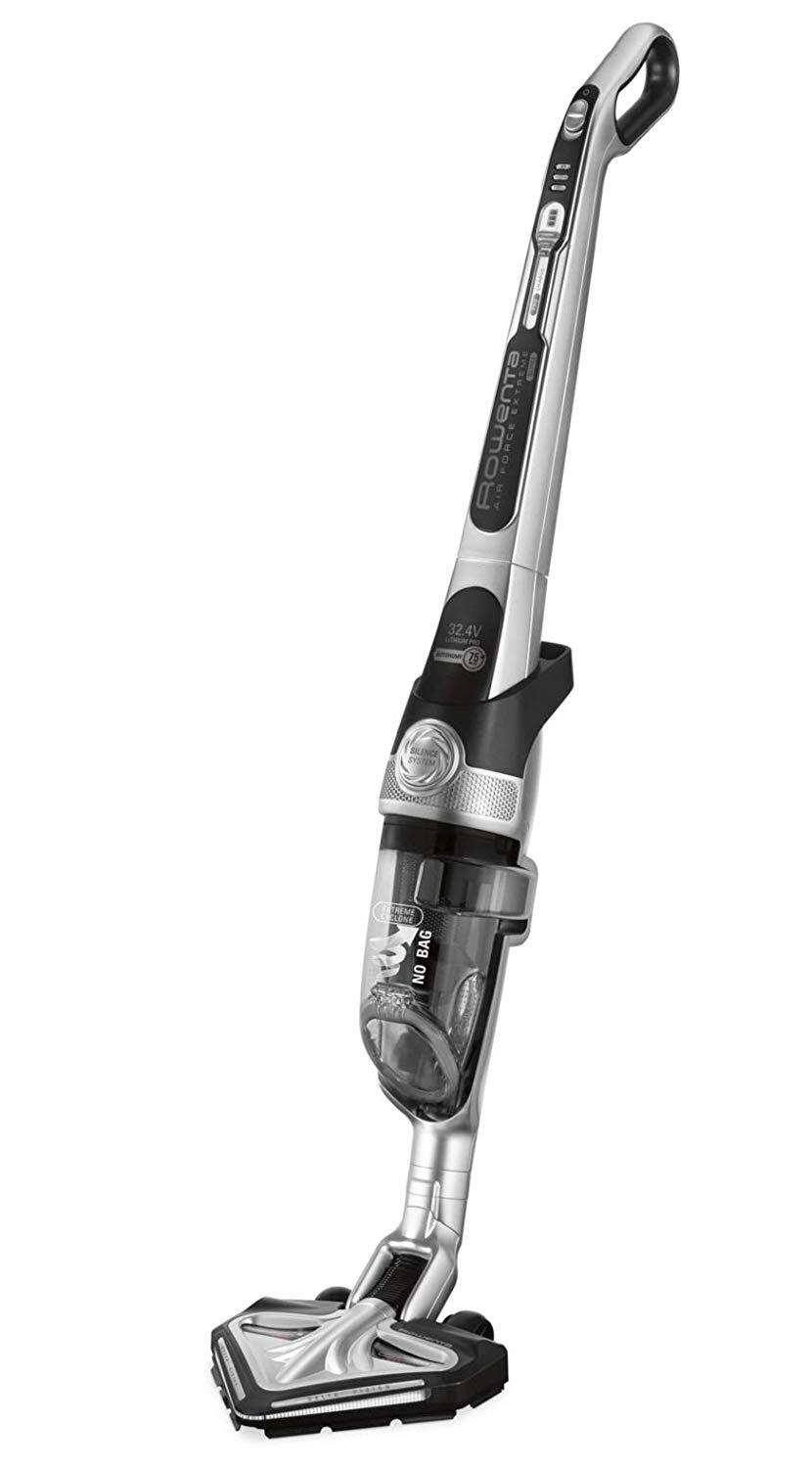 Aspirador escoba Rowenta RH8995WO - Sin bolsa, Autonomía 75min., Ión-Litio 32.4V, Ciclónico